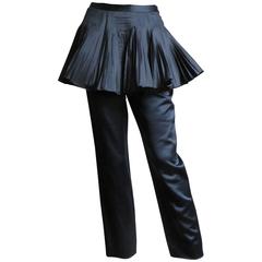 Valentino Boutique Silk Pants With Peplum 3