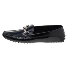 Mocasines Tod's Slip on de charol negro talla 39