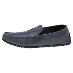 Tod's Mocasines Slip on Piel Gris Talla 43