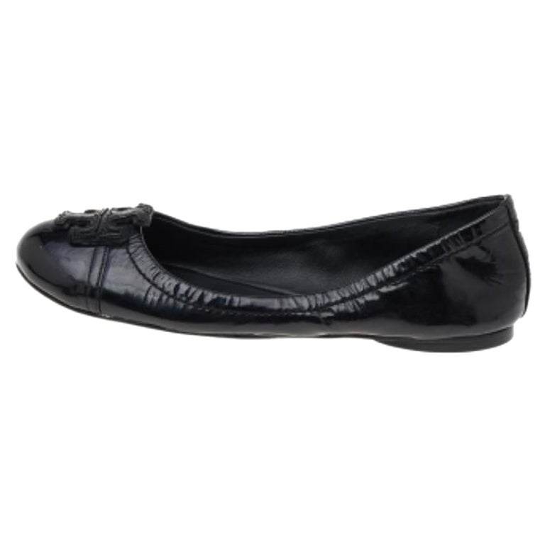 Tory Burch Bailarinas de charol negro Talla 35