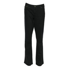 Just Cavalli Black Denim Straight Leg Jeans L