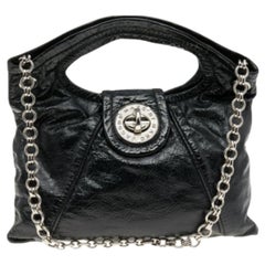 Marc by Marc Jacobs Bolso de hombro Turnlock de piel negra