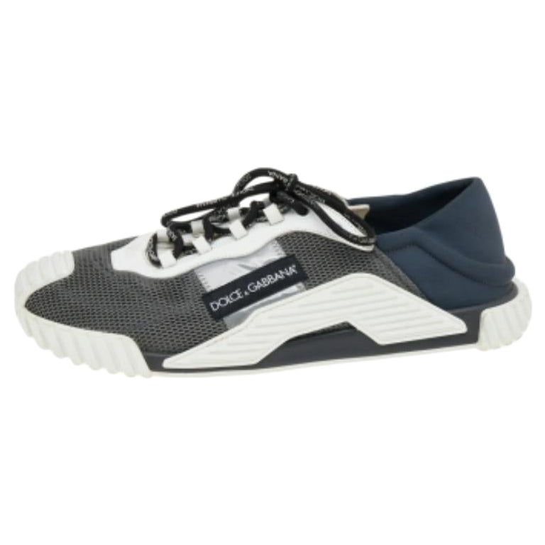 Dolce & Gabbana - Baskets en maille et cuir multicolores Ns1, taille 46