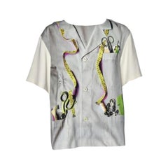 Moschino Cheap and Chic Multicolored Printed Crepe Blouse L