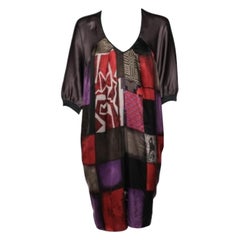 Etro Multicolor Printed Silk Oversized Shift Dress S