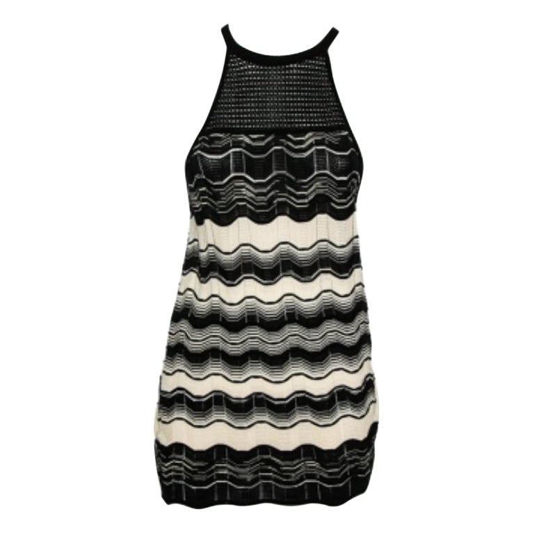 Top sin mangas de punto monocromo M Missoni S en venta