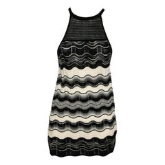 M Missoni Monochrome Knit Sleeveless Top S