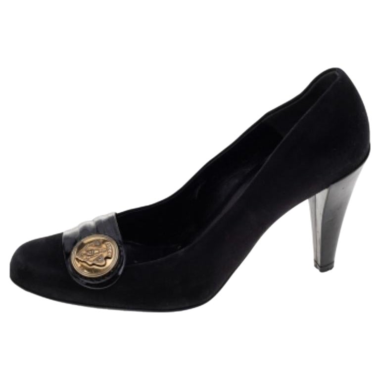 Gucci Bombas de ante negro y charol Hysteria Talla 39 en venta