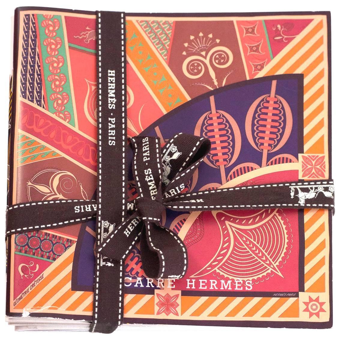 Hermes Carre Scarf Booklets- Set of Four