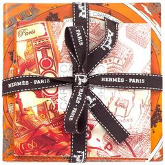 Hermes Set of Five Scarf Booklets w/ Shopping Bag