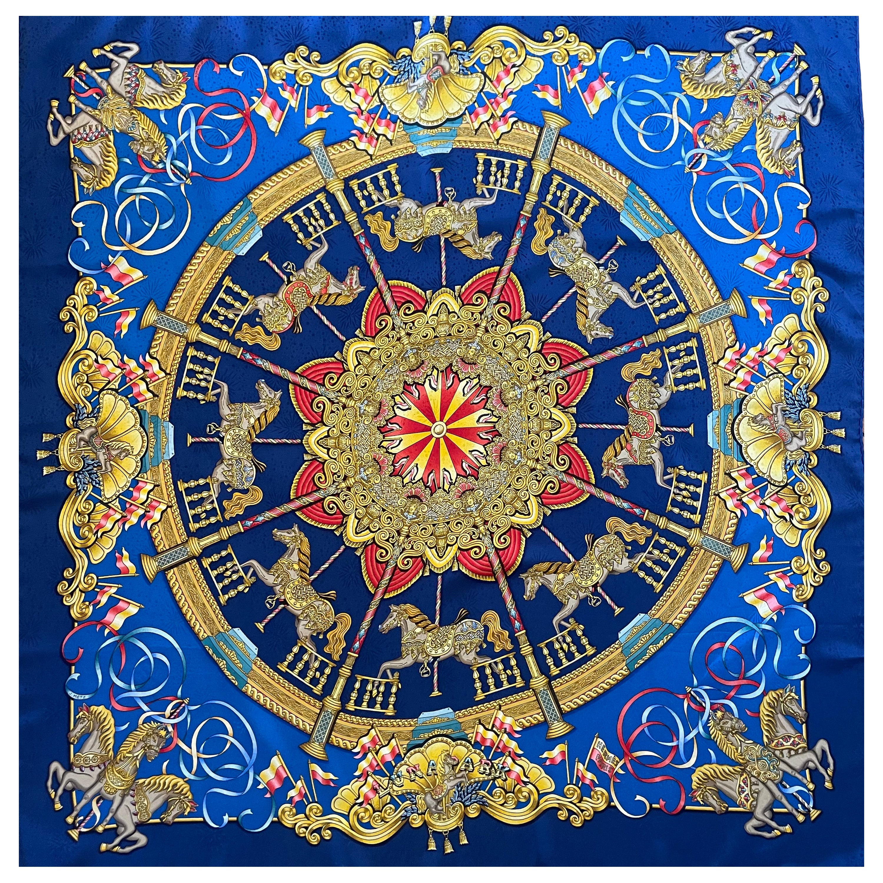 Hermès Scarf "Luna Park" 1993
