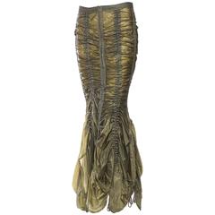 OMO Norma Kamali Parachute Mermaid Fishtail Skirt