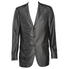 Blazer in lana grigio Ermenegildo Zegna L.
