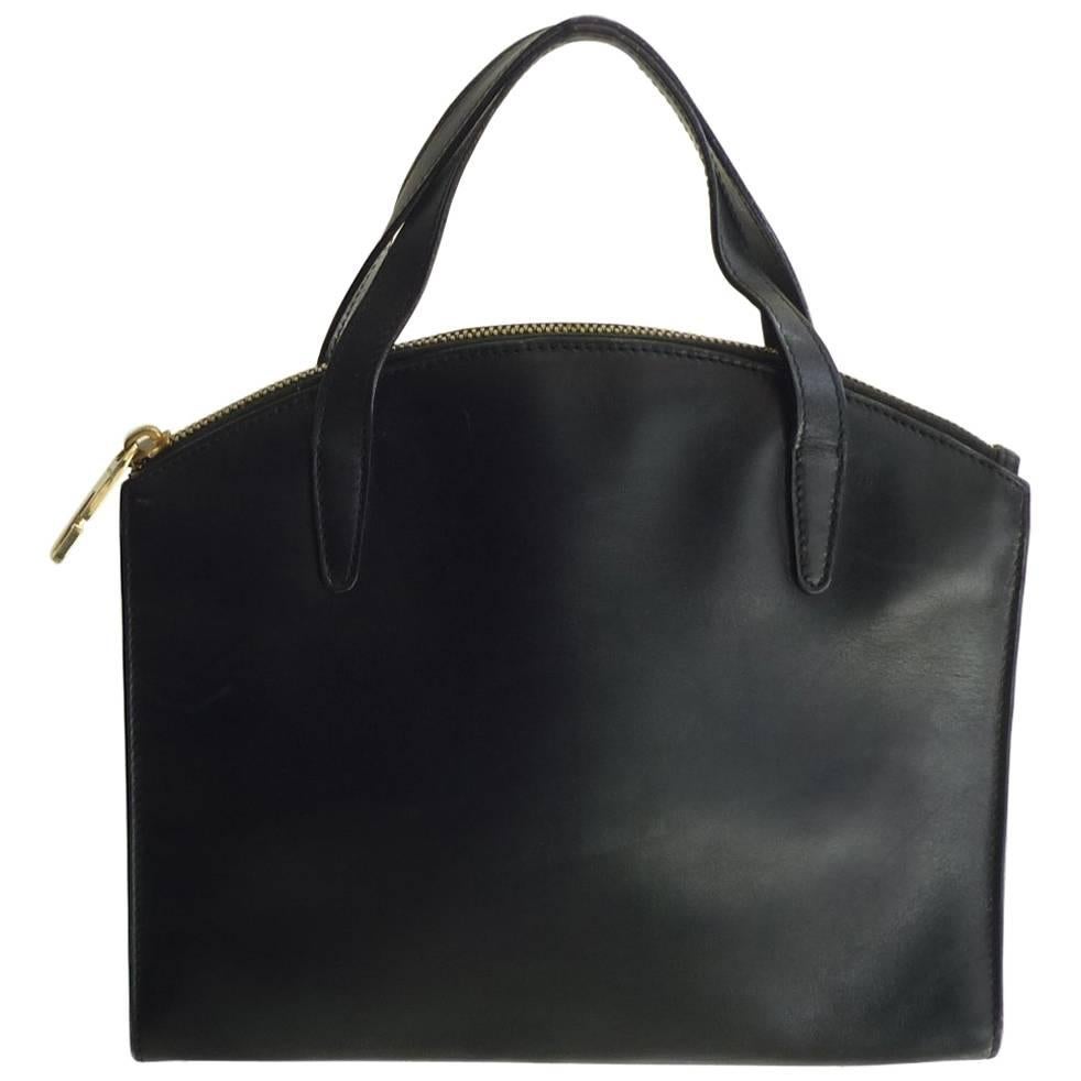 1998 Gucci Black Leather Handbag