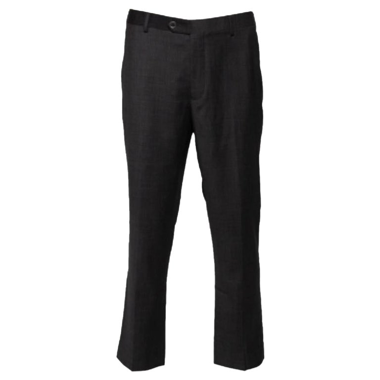 Balmain Anthrazitgraue Super 100er-Hose aus Wolle 4XL im Angebot