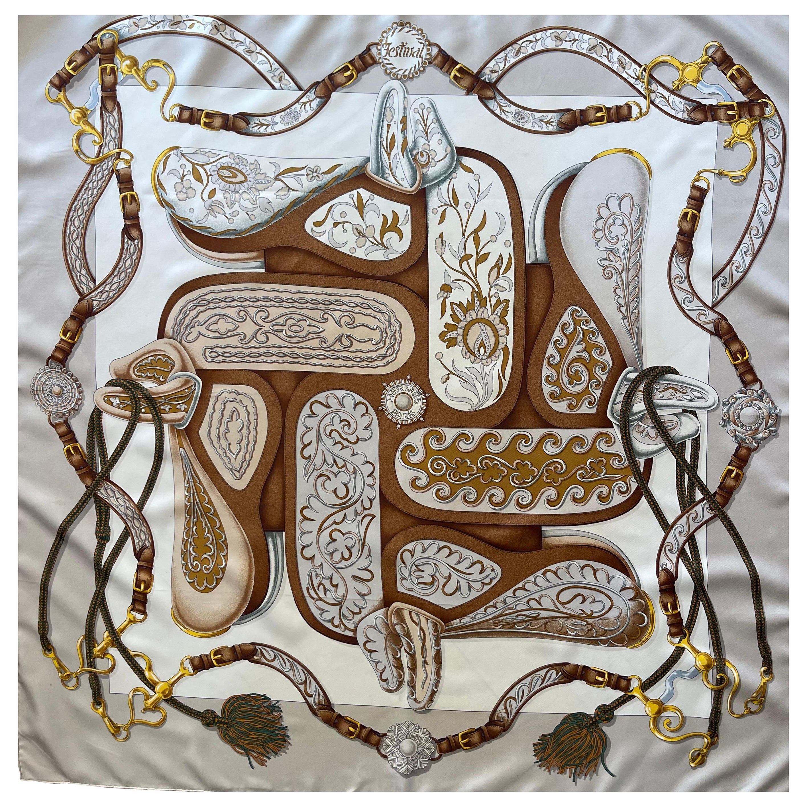 Hermès-Schal "Festival" 1992
