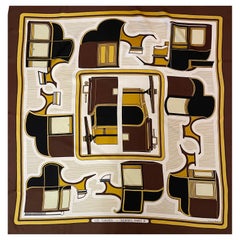 Hermès Scarf "Les Coupés" 1970