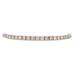 Beatrice Diamond Tennis Bracelet  14K White Gold  5.0ctw Natural Round Diamond