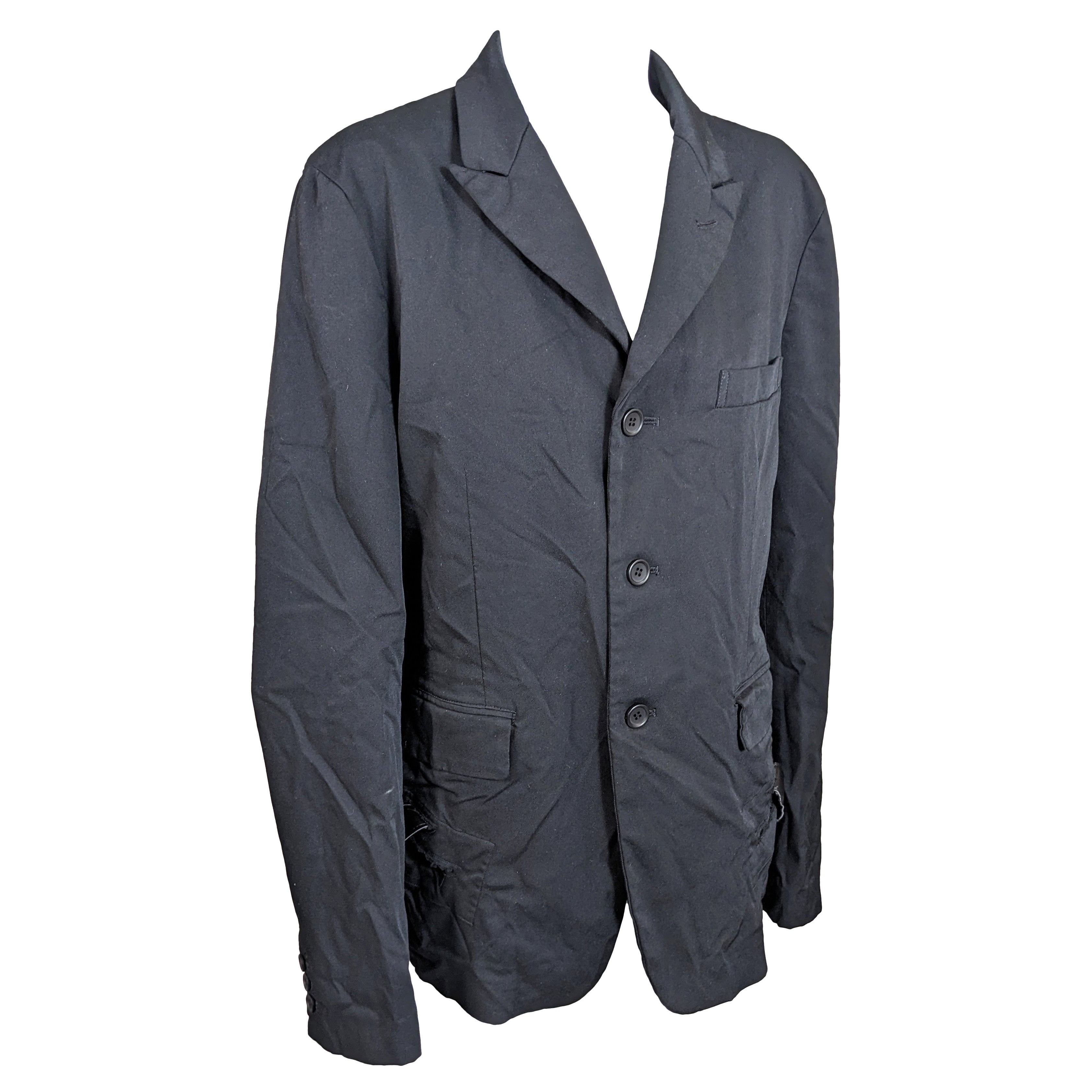 Comme des Garcons BLACK, Blazer Bondage con lacci