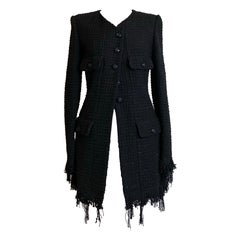 Chanel Resort 2022 Schwarze Jacke