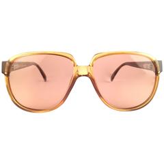 New Vintage Christian Dior Monsieur 2260 12 Optyl Amber 1970 Sunglasses 10