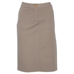 Weekend Max Mara Ecru Cotton Skirt L