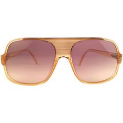  New Vintage Christian Dior Monsieur 2121 11 Light Amber Optyl 1970 Sunglasses