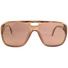New Vintage Christian Dior Monsieur 2055 20 Light Green Optyl 1970 Sunglasses 12