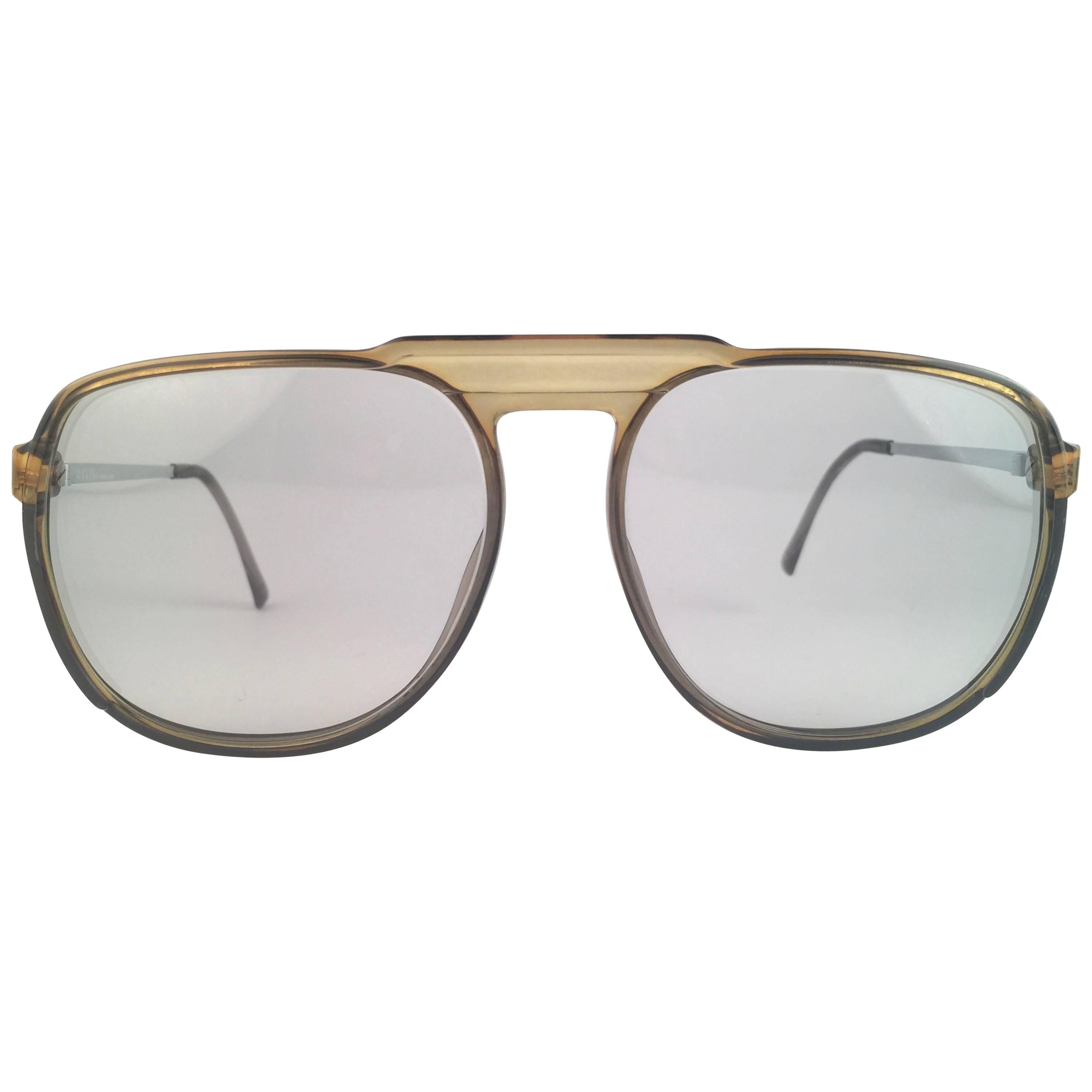 New Vintage Christian Dior Monsieur 2182 20 Translucent Green Optyl Sunglasses 