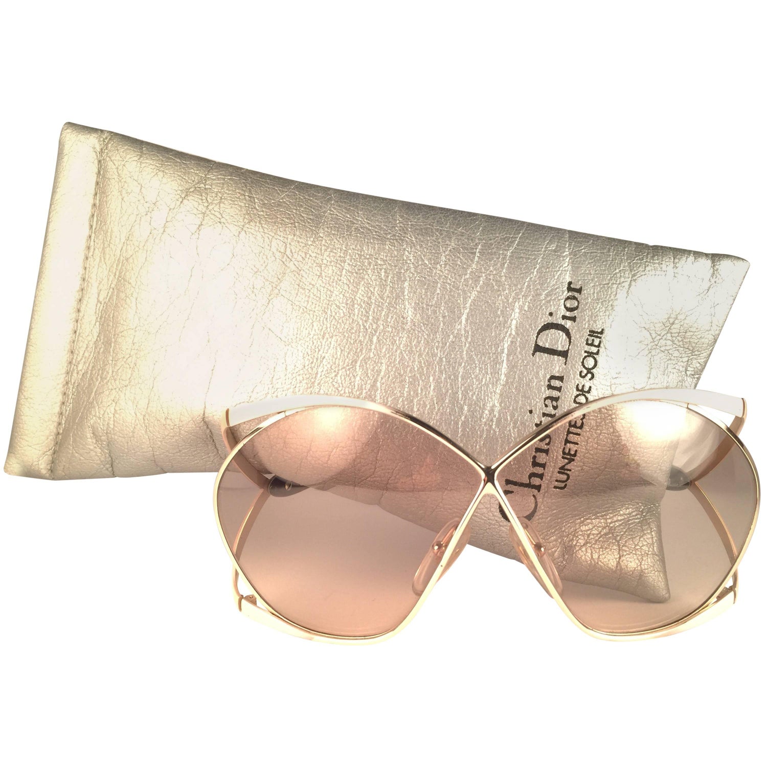 New Vintage Christian Dior 2056 70 Butterfly Gold White and Beige  Sunglasses at 1stDibs | christian dior 2056 sunglasses, dior butterfly  sunglasses, christian dior butterfly sunglasses
