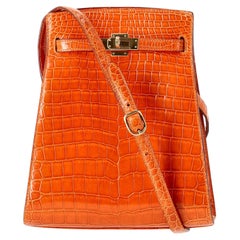 Hermes Crocodile Porosus Skin Kelly Sport Bag