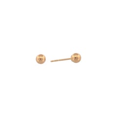Julietta Gold Stud Earrings - 14K Yellow Gold 1.5mm Ball Post Earrings
