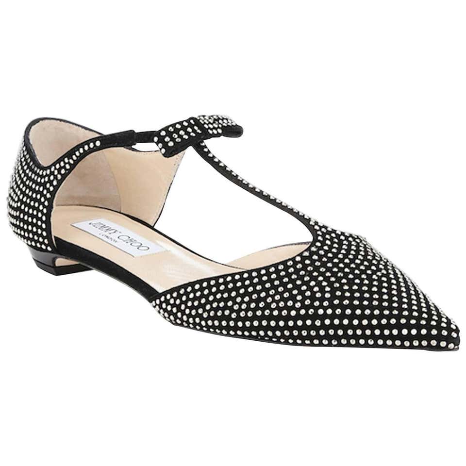 Jimmy Choo “tango” Studded Flats at 1stDibs | jimmy choo flats