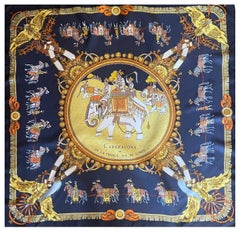 Hermès Scarf "Caparaçons" 1960