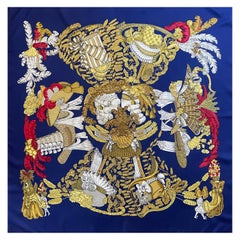 Hermès Scarf "Chapeau !" 1990