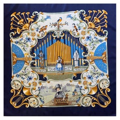 Pañuelo Hermès "Orgauphone Et Autres Mécaniques" 1996