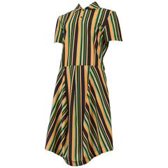 Comme des Garcons Stripe SS Polo Dress 1996