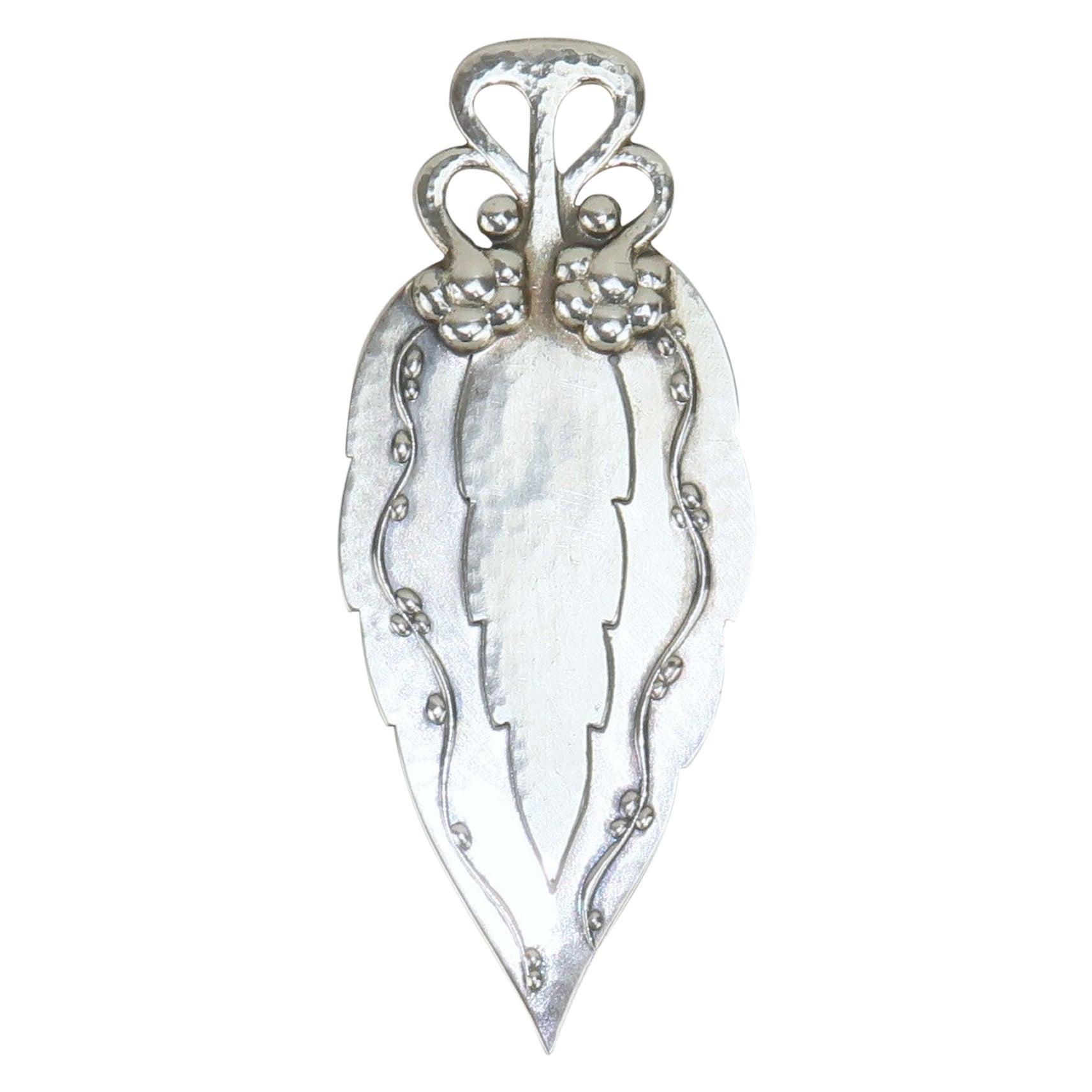 GEORG JENSEN Dänemark Sterlingsilber-Tablett, 1940er Jahre