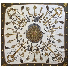 Hermès Scarf "Les Clefs" 1965