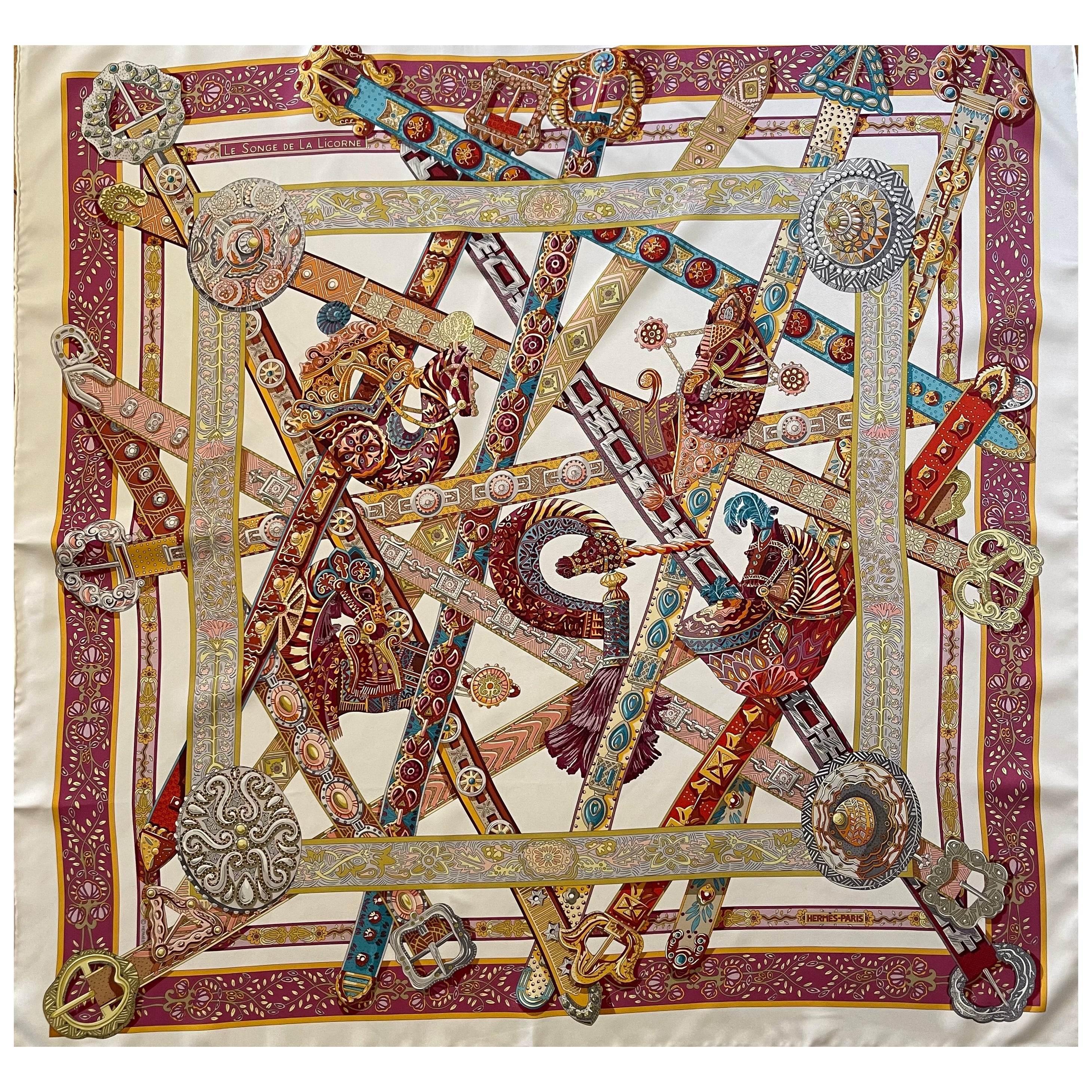 Hermès Scarf "Le Songe De La Licorne" 2013