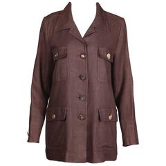 Yves Saint Laurent Vintage Safari-Jacke