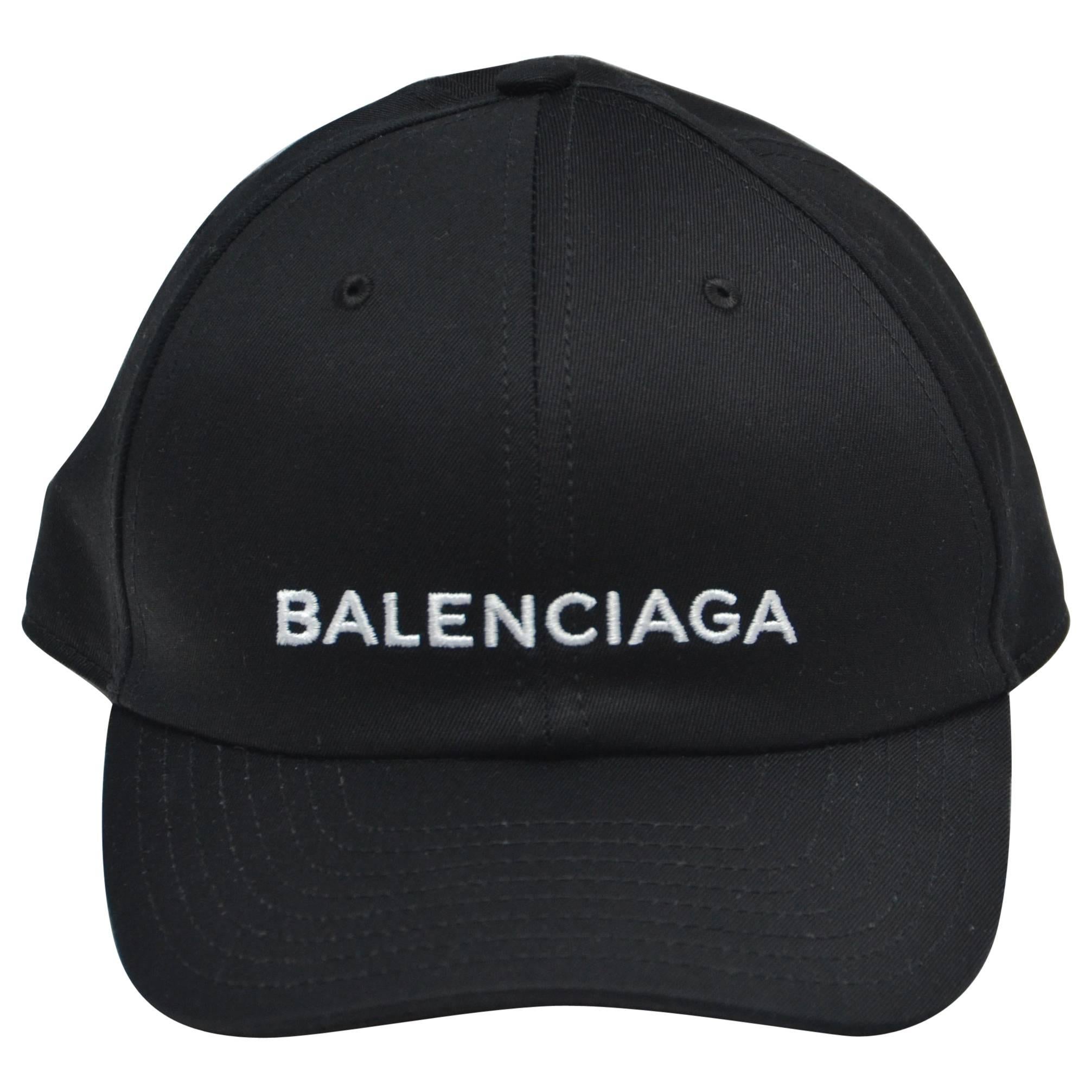 Balenciaga Black Logo Embroidered Hat NEW at 1stDibs | black balenciaga  hat, balenciaga hat, balenciaga black hat