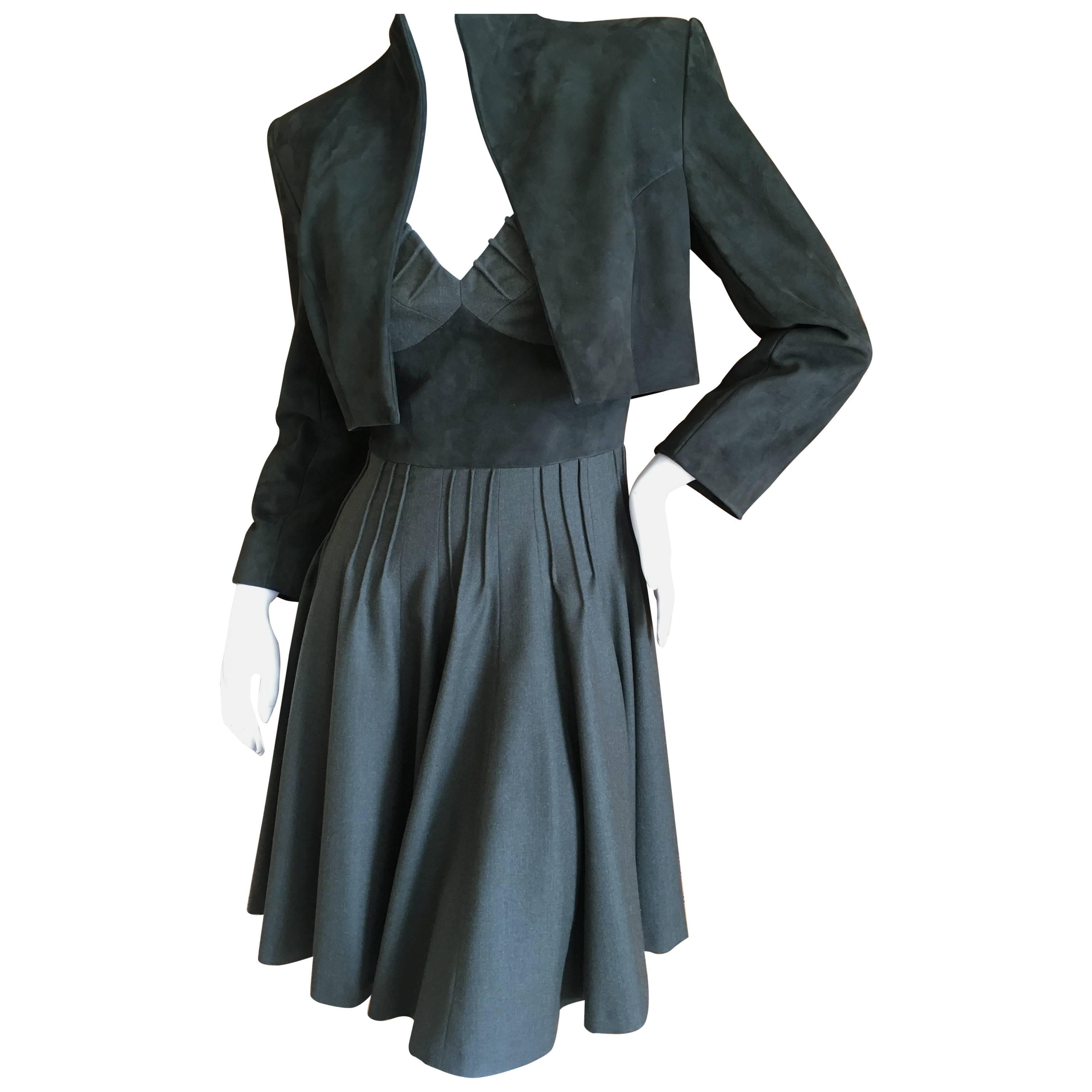Rubin Singer Tyrollean Inspired Dress and Jacket For Sale