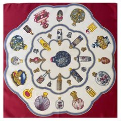 Hermès Gavroche Scarf "Flacons" 2009