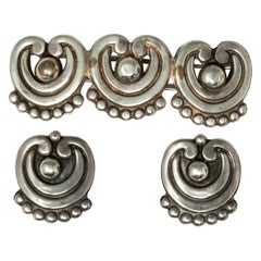 Pendientes de palanca de plata de ley