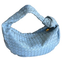 Bottega Veneta Jodie Small Baby Blue Lambskin Leather 40cm