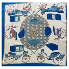 Hermès Scarf "Les Voitures À Transformation" 1965