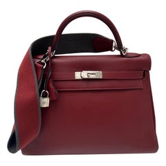 Hermes Rouge H Kelly 32 Tasche