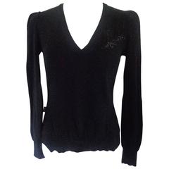 Moschino Black Boots Cotton Shirt 10