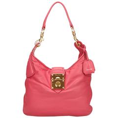 Miu Miu Pink Leather Shoulder Bag 2